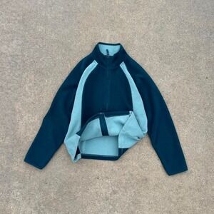 TWO TONE FLEECE JACKET